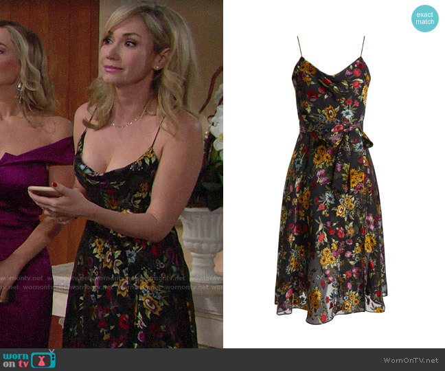 Alice + Olivia Heather Dress worn by Bridget Forrester (Ashley Jones) on The Bold and the Beautiful