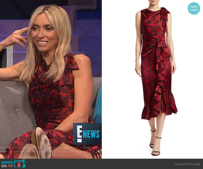 Nannon Dress by Cinq a Sept worn by Giuliana Rancic on E! News