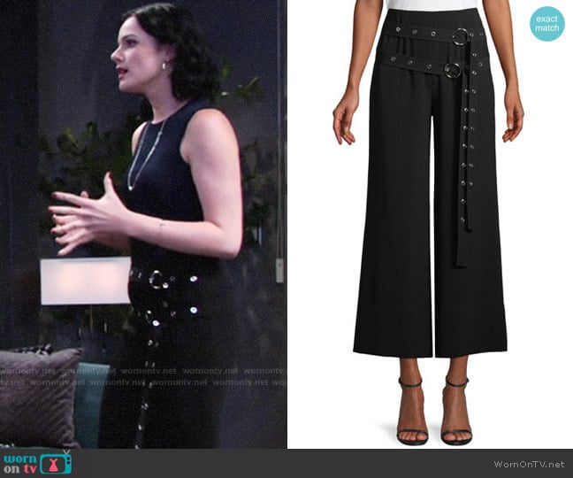 Cinq a Sept Jessi Pants worn by Tessa Porter (Cait Fairbanks) on The Young and the Restless