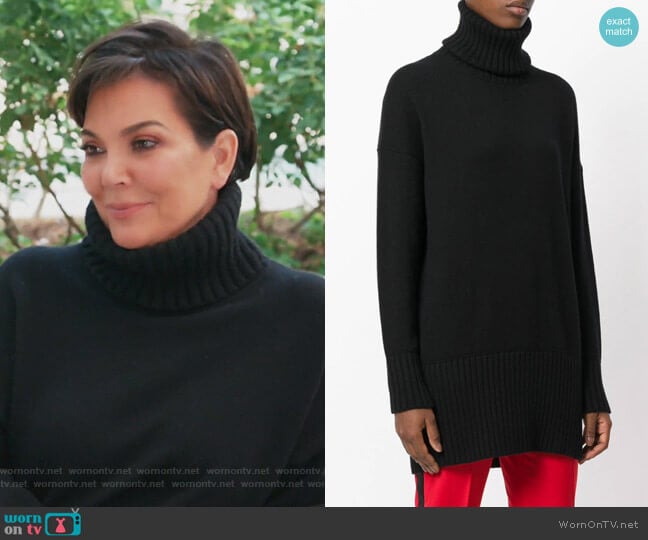 Oversized Jumper by Dolce & Gabbana worn by Kris Jenner on Keeping Up with the Kardashians