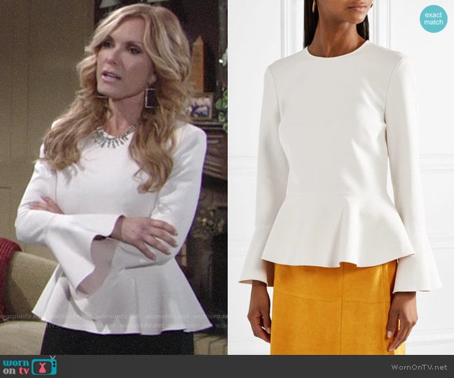 Elizabeth and James Ruthe Top worn by Lauren Fenmore (Tracey Bregman) on The Young and the Restless