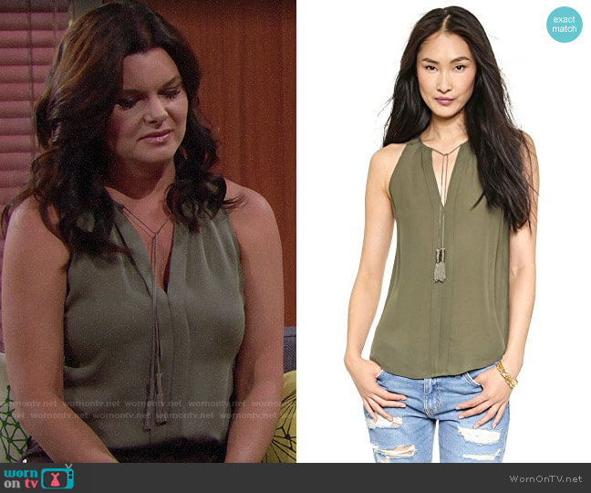 Joie Airlan Top worn by Katie Logan (Heather Tom) on The Bold and the Beautiful