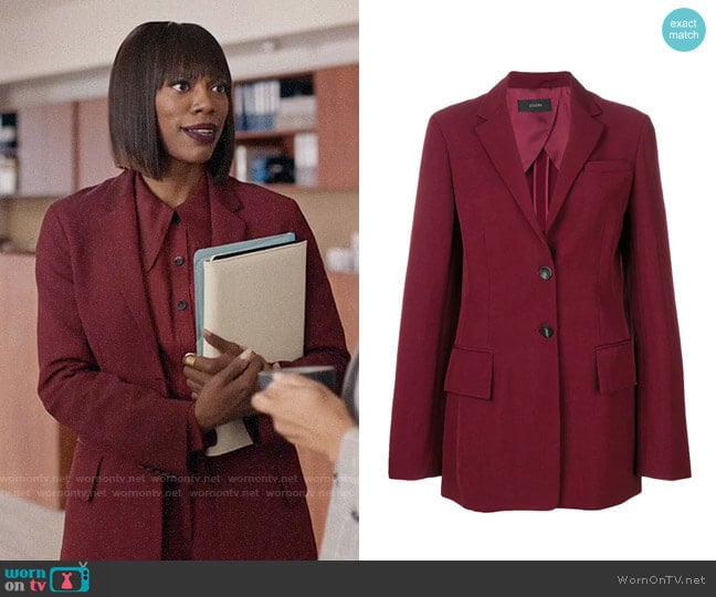 Joseph Classic Fit Blazer worn by Molly Carter (Yvonne Orji) on Insecure