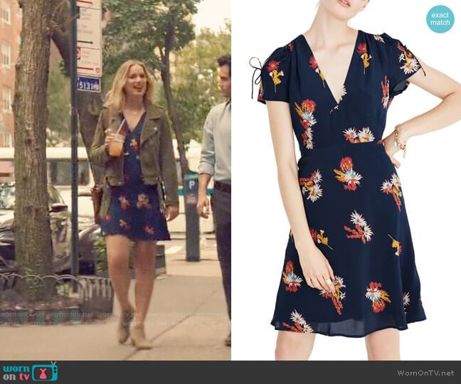 Madewell Cactus Flower Silk Dress worn by Guinevere Beck (Elizabeth Lail) on You