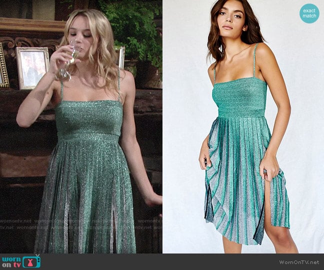 Misha Collection Janelle Dress worn by Summer Newman (Hunter King) on The Young & the Restless