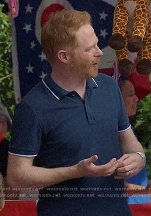 Mitchell's navy polo shirt on Modern Family