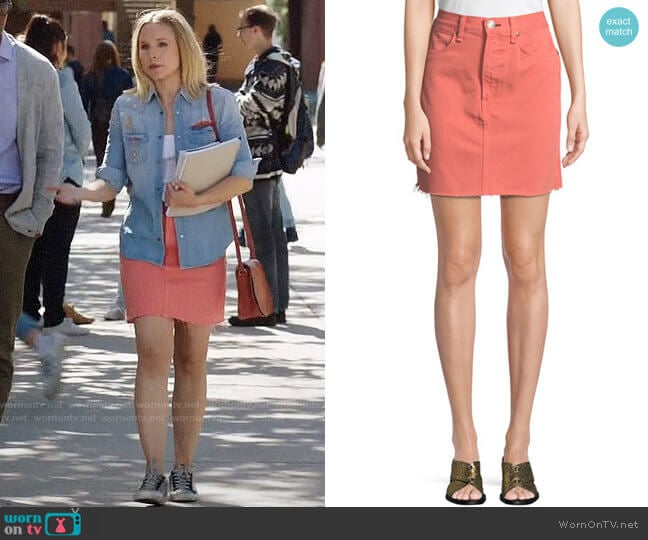 Rag & Bone Moss Skirt worn by Eleanor Shellstrop (Kristen Bell) on The Good Place