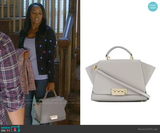 Zac Posen Eartha Satchel worn by Michaela Pratt (Aja Naomi King) on How to Get Away with Murder