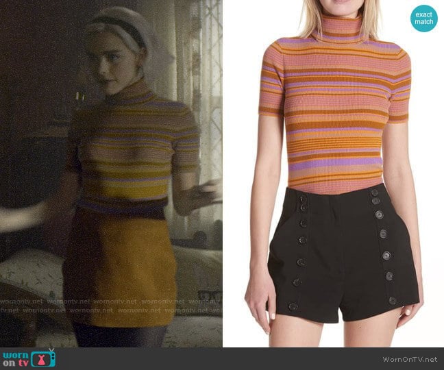 ALC Doninico Sweater worn by Sabrina Spellman (Kiernan Shipka) on Chilling Adventures of Sabrina