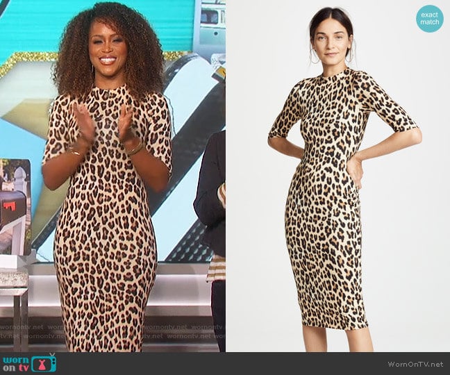 Delora Dress by Alice + Olivia worn by Eve on The Talk