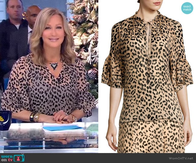 Julius Tunic by Alice + Olivia worn by Lara Spencer on Good Morning America