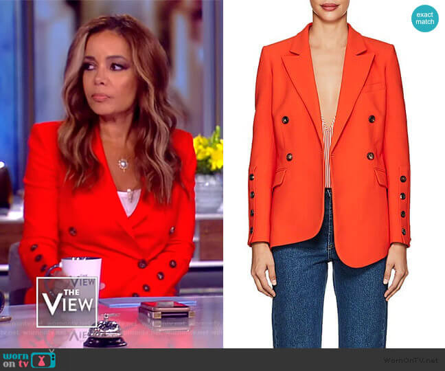 Wall Crepe Blazer by Altuzarra worn by Sunny Hostin on The View