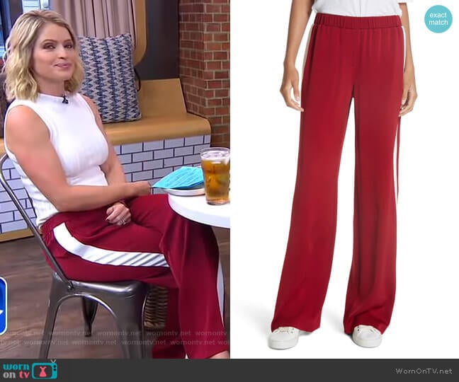 Kelly Pants by Elizabeth and James worn by Sara Haines on Good Morning America