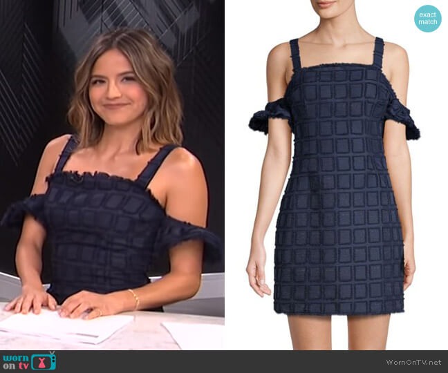 Cold-Shoulder Sheath Dress by Endless Rose worn by Erin Lim  on E! News