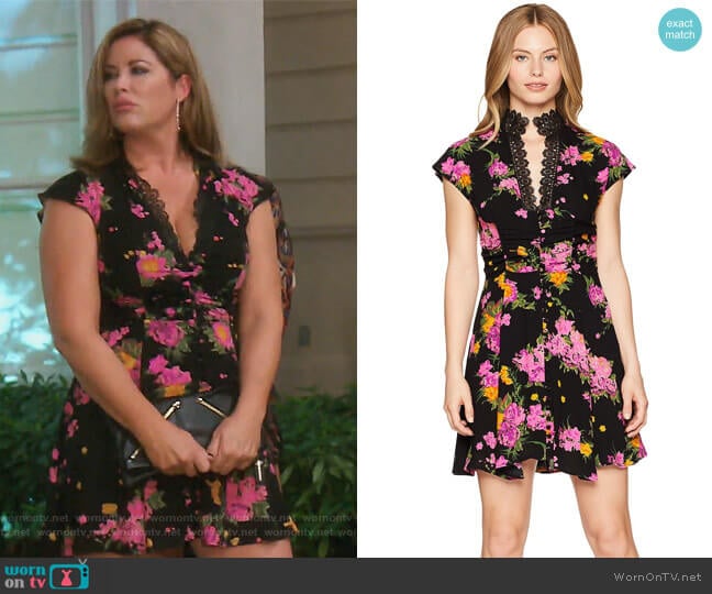 Alora Mini Dress by Free People worn by Emily Simpson on The Real Housewives of Orange County