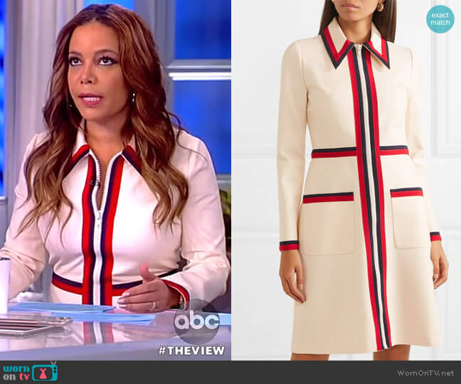 WornOnTV: Sunny’s white zip-front dress on The View | Sunny Hostin ...
