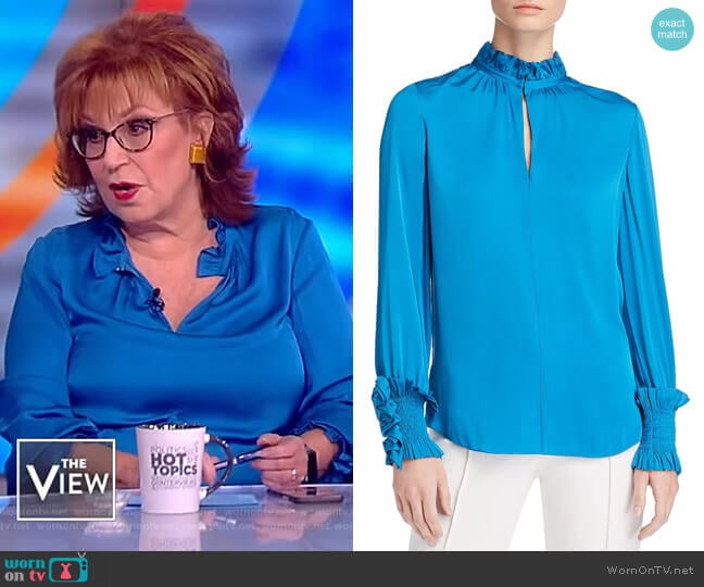 Lexi Blouse by Kobi Halperin worn by Joy Behar on The View