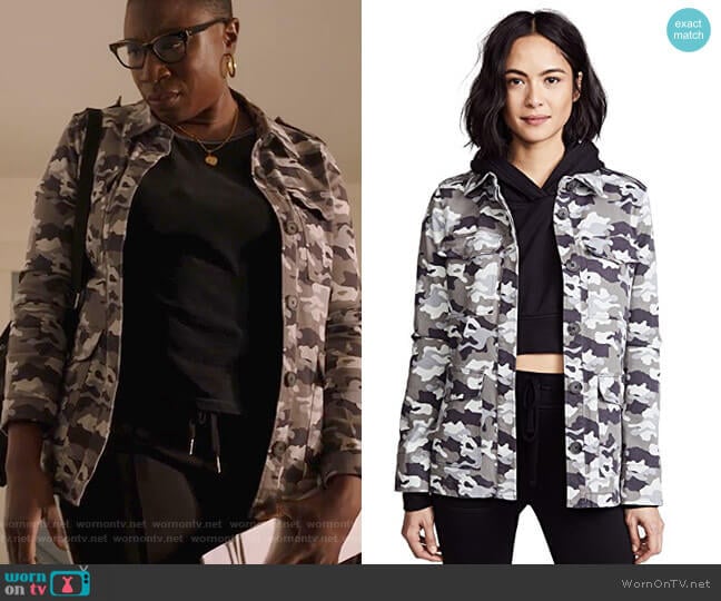 Cromwell Military Jacket by L'Agence worn by Henrietta Wilson (Aisha Hinds) on 9-1-1