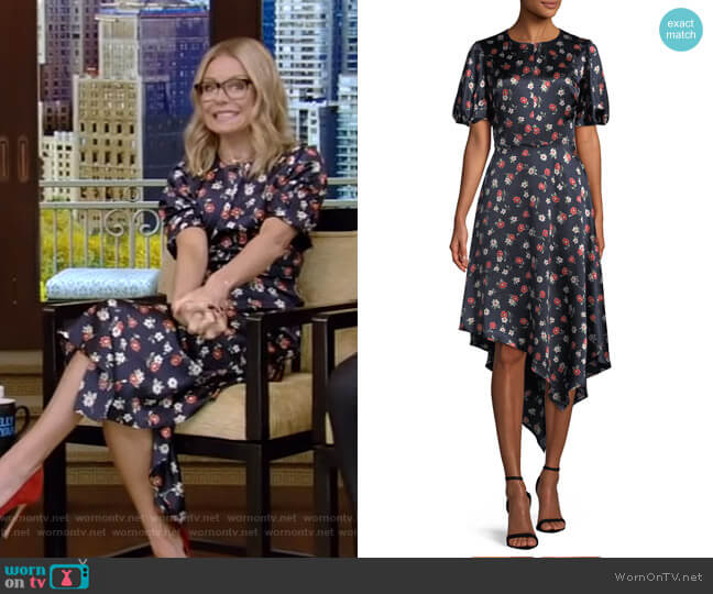 Cynthia Dress by Milly worn by Kelly Ripa on Live with Kelly and Mark