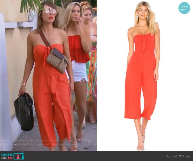 Say it Right Jumpsuit by MinkPink worn by Kelly Dodd on The Real Housewives of Orange County