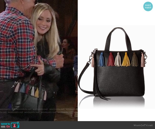 Rebecca Minkoff Sofia Small Tote worn by Lulu Spencer Falconeri (Emme Rylan) on General Hospital