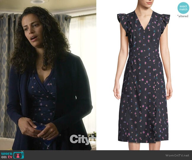 Farren Dress by Rebecca Taylor worn by Grace Stone (Athena Karkanis) on Manifest