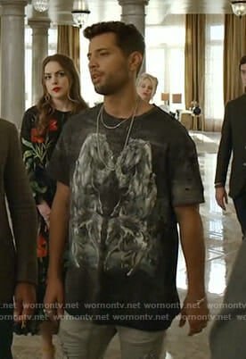 Sam's horse print distressed tee on Dynasty