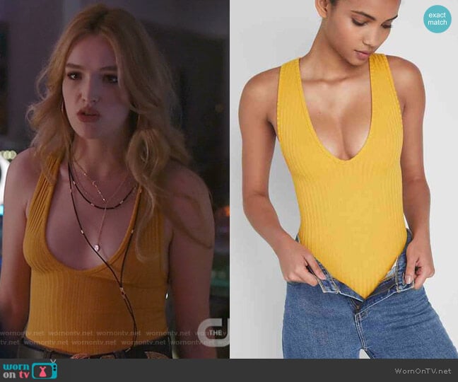 From Under Marley Bodysuit by Urban Outfitters worn by Kirby Anders (Maddison Brown) on Dynasty