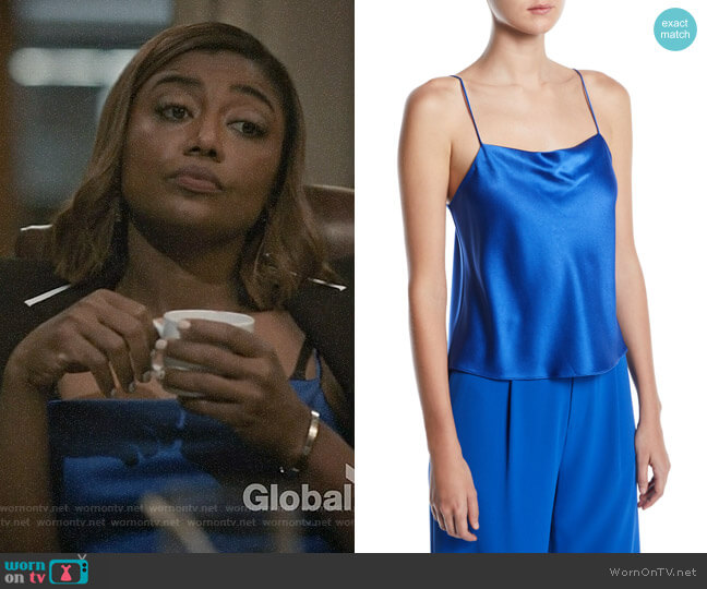 Alice + Olivia Harmon Cami worn by Daisy Grant (Patina Miller) on Madam Secretary