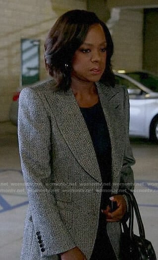 Annalise's grey blazer on How to Get Away with Murder