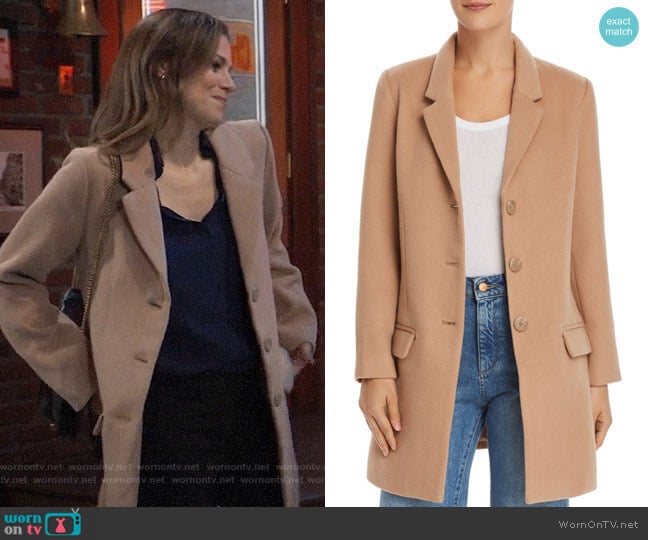 BB Dakota Whiskey Business Coat worn by Kim Nero (Tamara Braun) on General Hospital