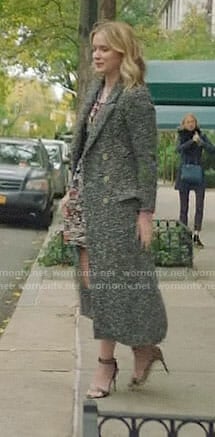 Beck’s long tweed coat on YOU