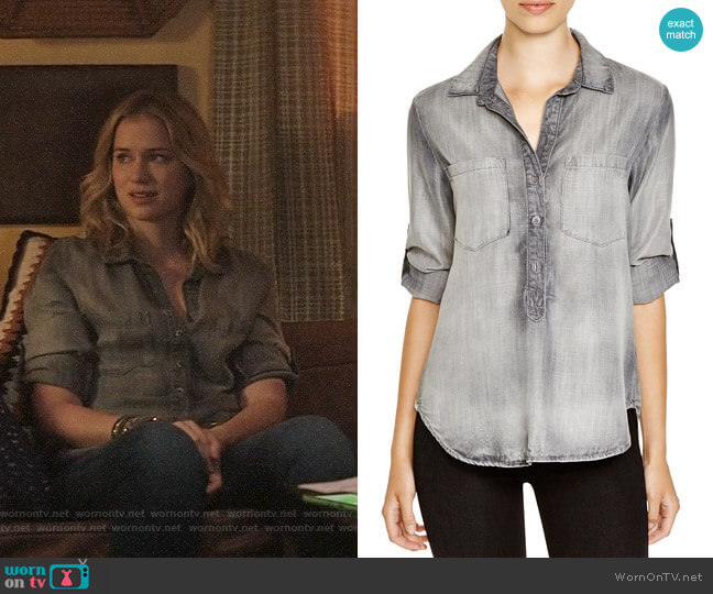 Bella Dahl Pullover Top worn by Guinevere Beck (Elizabeth Lail) on You