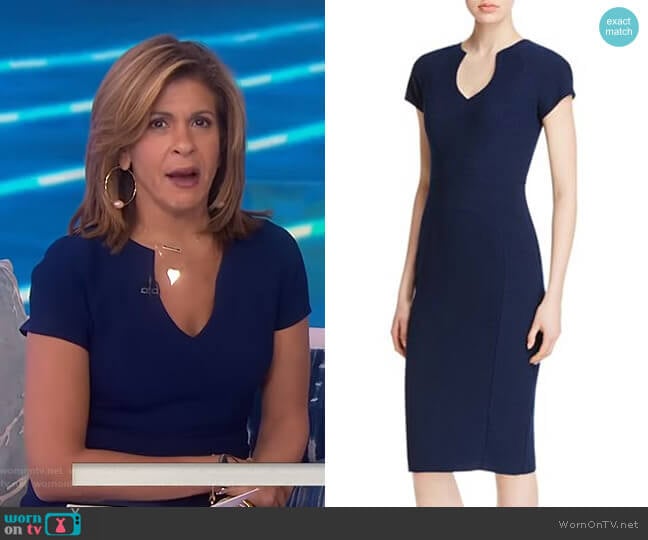 Gyspy Rose Sheath Dress by Black Halo worn by Hoda Kotb on Today