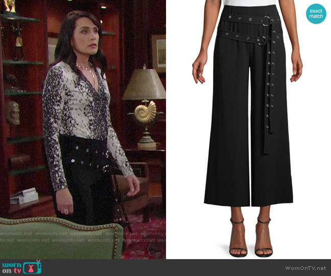 Cinq a Sept Jessi Pants worn by Quinn Fuller (Rena Sofer) on The Bold & the Beautiful