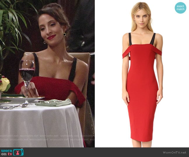 Cinq a Sept Nova Dress worn by Lily Winters (Christel Khalil) on The Young and the Restless