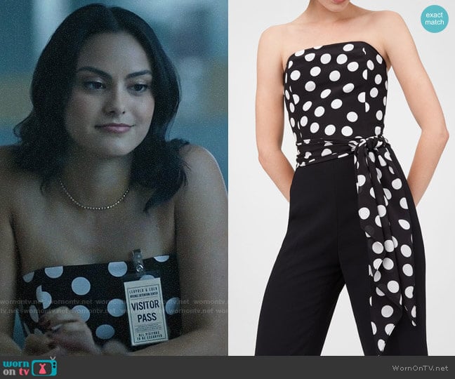 Club Monaco Konstance Jumpsuit worn by Veronica Lodge (Camila Mendes) on Riverdale