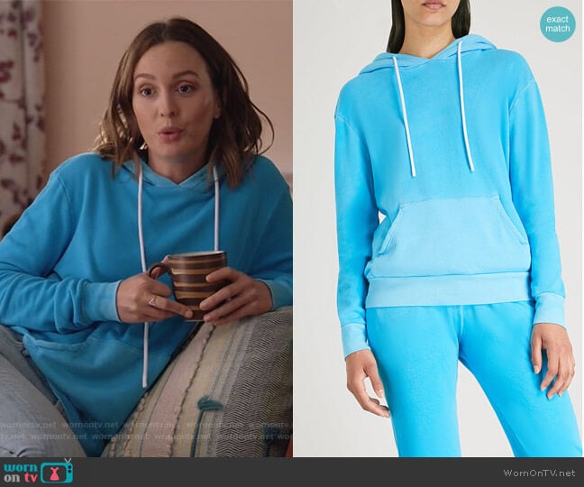 Aspen cotton-jersey hoody by Cotton Citizen worn by Angie (Leighton Meester) on Single Parents