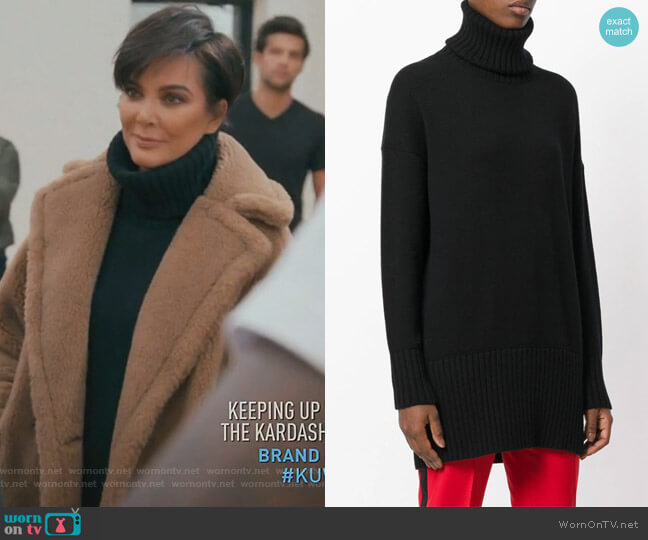 Oversized Jumper by Dolce & Gabbana worn by Kris Jenner on Keeping Up with the Kardashians