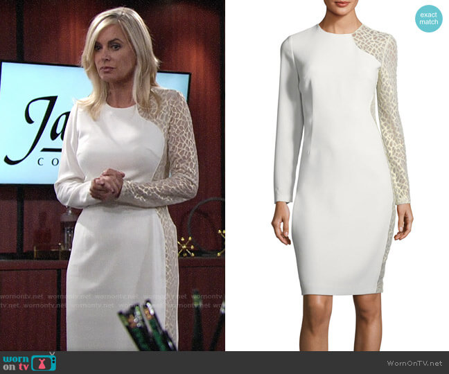 Elie Tahari Devalynne Dress worn by Ashley Abbott (Eileen Davidson) on The Young and the Restless