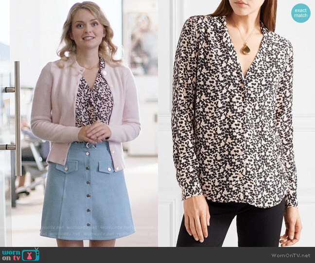 Equipment Adalyn Blouse  worn by Eve Teschmacher (Andrea Brooks) on Supergirl