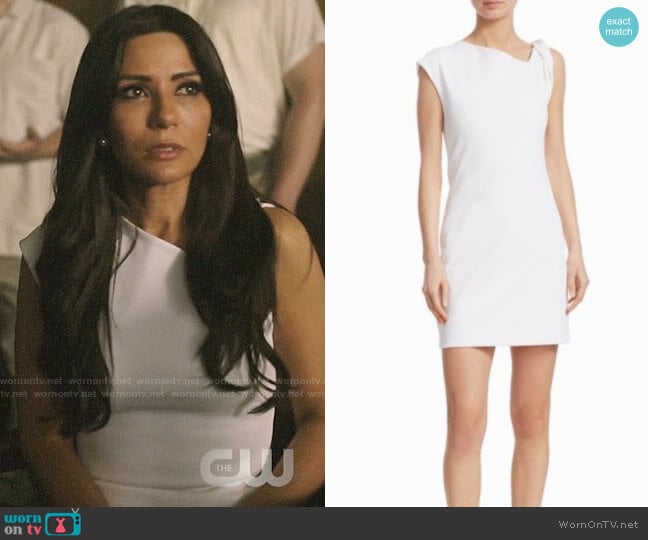 Helmut Lang Twist Tank Dress worn by Hermione Lodge (Marisol Nichols) on Riverdale