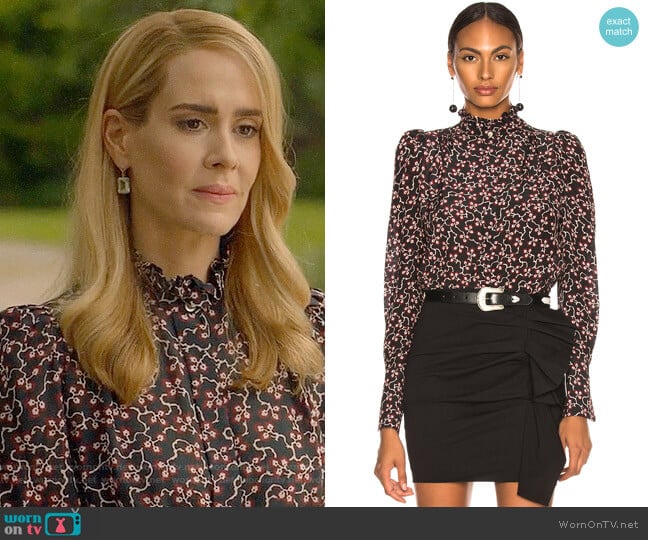 Isabel Marant Lamia Top worn by Cordelia Foxx (Sarah Paulson) on American Horror Story