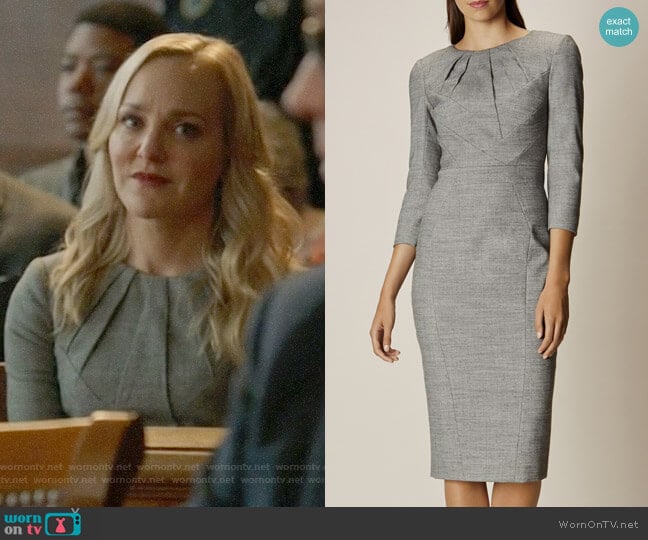 Karen Millen Tailored Dress worn by Marissa Morgan (Geneva Carr) on Bull