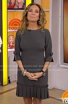 Kathie's grey pleated dress on Today