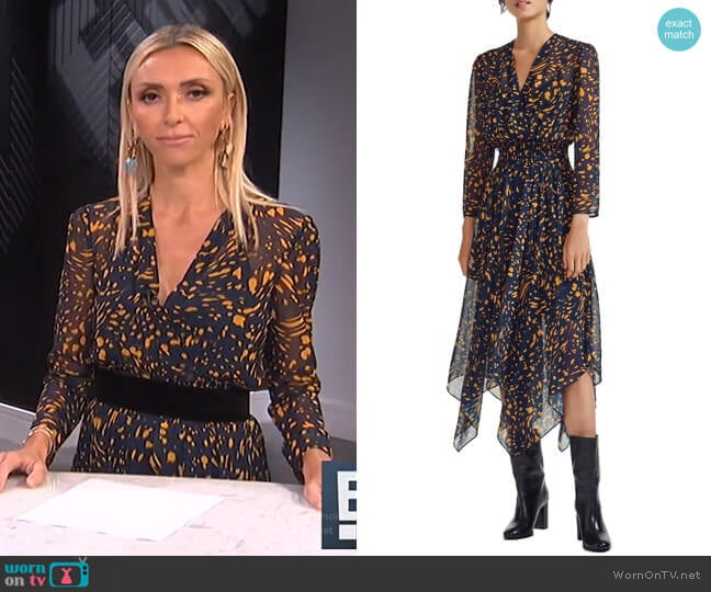 Rayem Dress by Maje worn by Giuliana Rancic on E! News