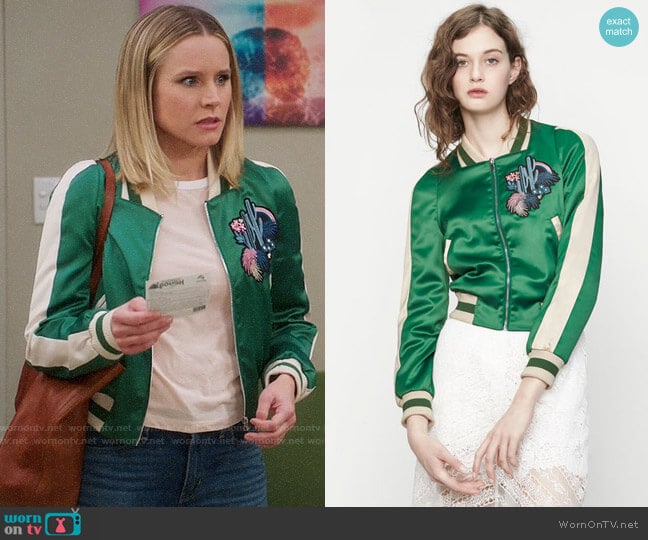 Maje Bacary Jacket worn by Eleanor Shellstrop (Kristen Bell) on The Good Place