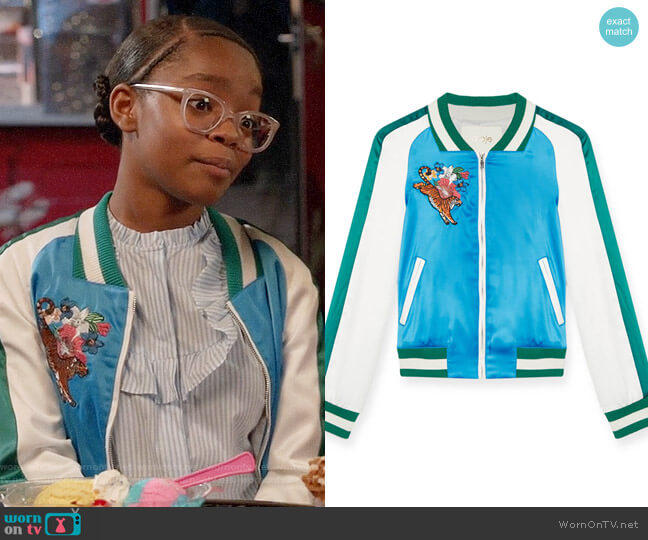 Maje Bianca Jacket worn by Diane Johnson (Marsai Martin) on Black-ish