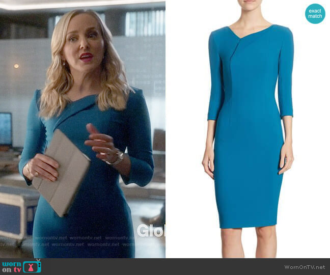 Roland Mouret Ashby Dress worn by Marissa Morgan (Geneva Carr) on Bull