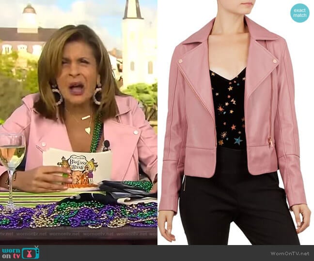 Lizia Jacket by Ted Baker worn by Hoda Kotb on Today